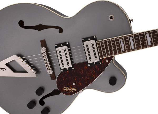 Gretsch G2420 Streamliner Hollow Body with Chromatic II Laurel Fingerboard Broad'Tron BT-2S Pickups Phantom Metallic