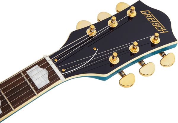 Gretsch G2410TG Streamliner Hollow Body Single-Cut with Bigsby and Gold Hardware Laurel Fingerboard Ocean Turquoise