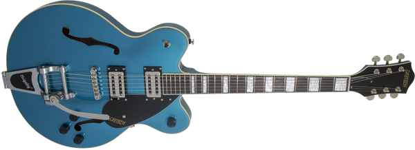 Gretsch G2622T Streamliner Center Block Double-Cut with Bigsby Laurel Fingerboard Broad'Tron BT-2S Pickups Riviera Blue