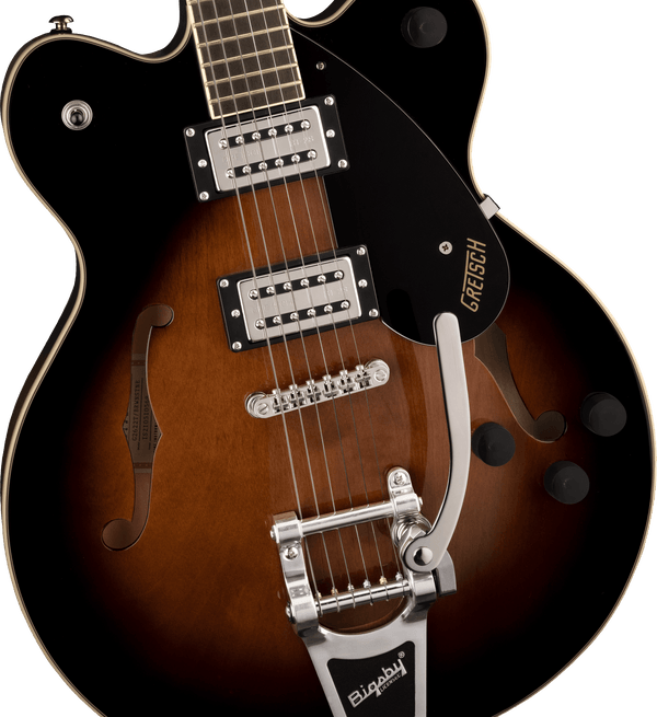 Gretsch G2622T Streamliner Center Block Double-Cut with Bigsby Laurel Fingerboard Broad’Tron BT-2S Pickups Brownstone Maple