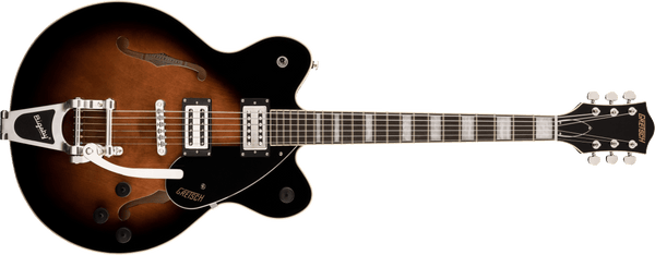 Gretsch G2622T Streamliner Center Block Double-Cut with Bigsby Laurel Fingerboard Broad’Tron BT-2S Pickups Brownstone Maple