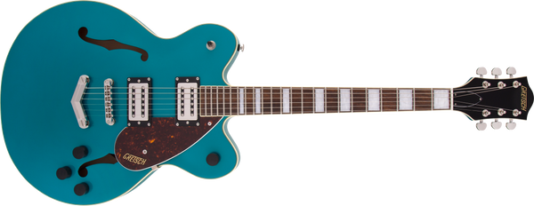 Gretsch G2622 Streamliner Center Block Double-Cut with V-Stoptail Laurel Fingerboard Broad'Tron BT-2S Pickups Ocean Turquoise