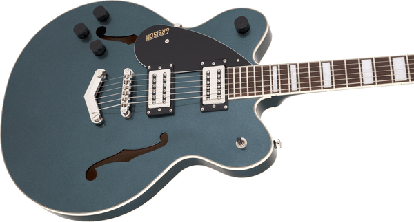 Gretsch G2622LH Streamliner Center Block Double-Cut with V-Stoptail Left-Handed Broad'Tron BT-2S Pickups Laurel Fingerboard Gunmetal