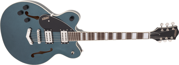Gretsch G2622LH Streamliner Center Block Double-Cut with V-Stoptail Left-Handed Broad'Tron BT-2S Pickups Laurel Fingerboard Gunmetal