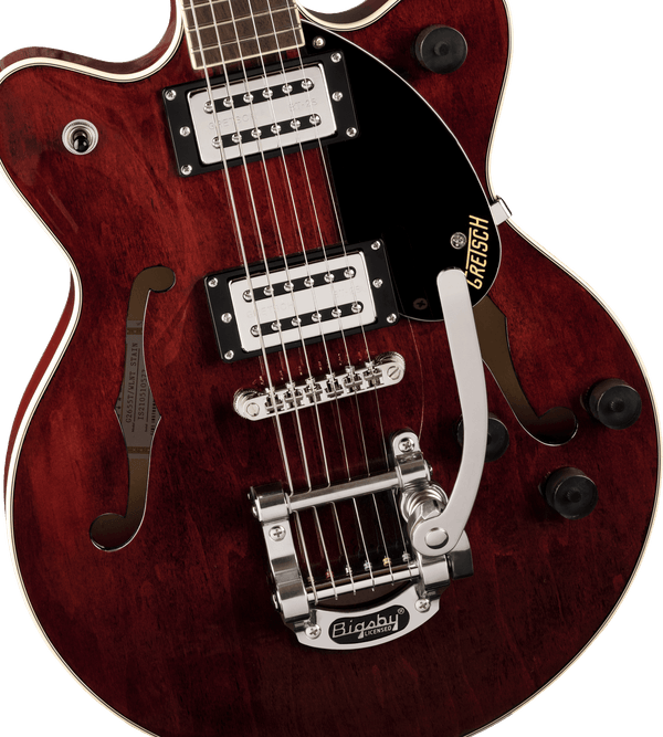 Gretsch G2655T Streamliner Center Block Jr. Double-Cut with Bigsby Laurel Fingerboard Broad'Tron BT-2S Pickups Walnut Stain