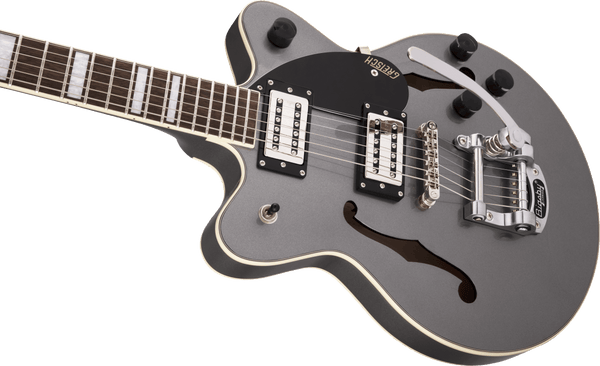 Gretsch G2655T Streamliner Center Block Jr. Double-Cut with Bigsby Laurel Fingerboard Broad'Tron BT-2S Pickups Phantom Metallic