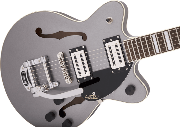 Gretsch G2655T Streamliner Center Block Jr. Double-Cut with Bigsby Laurel Fingerboard Broad'Tron BT-2S Pickups Phantom Metallic