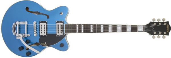 Gretsch G2655T Streamliner Center Block Jr. Double-Cut with Bigsby Laurel Fingerboard Broad'Tron BT-2S Pickups Fairlane Blue