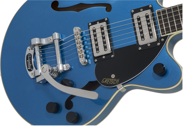 Gretsch G2655T Streamliner Center Block Jr. Double-Cut with Bigsby Laurel Fingerboard Broad'Tron BT-2S Pickups Fairlane Blue