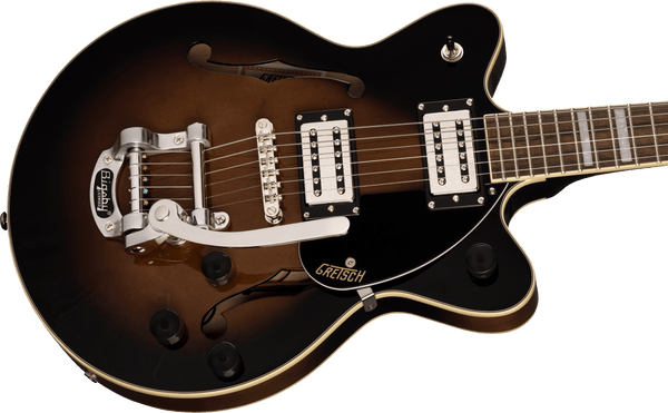Gretsch G2655T Streamliner Center Block Jr. Double-Cut with Bigsby Laurel Fingerboard Broad'Tron BT-2S Pickups Brownstone Maple