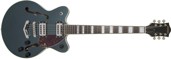 Gretsch G2655 Streamliner Center Block Jr. Double-Cut with V-Stoptail Laurel Fingerboard Gunmetal