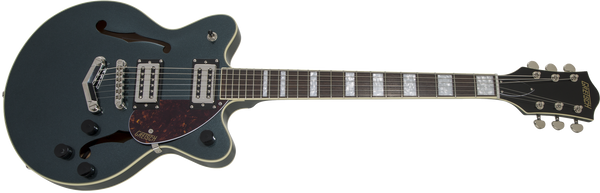 Gretsch G2655 Streamliner Center Block Jr. Double-Cut with V-Stoptail Laurel Fingerboard Gunmetal
