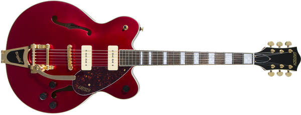 Gretsch G2622TG-P90 Limited Edition Streamliner Center Block P90 with Bigsby and Gold Hardware Laurel Fingerboard Candy Apple Red