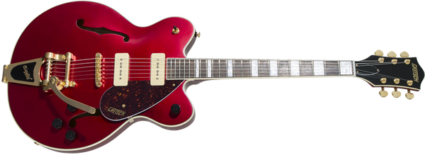 Gretsch G2622TG-P90 Limited Edition Streamliner Center Block P90 with Bigsby and Gold Hardware Laurel Fingerboard Candy Apple Red