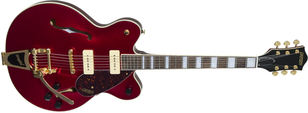Gretsch G2622TG-P90 Limited Edition Streamliner Center Block P90 with Bigsby and Gold Hardware Laurel Fingerboard Candy Apple Red