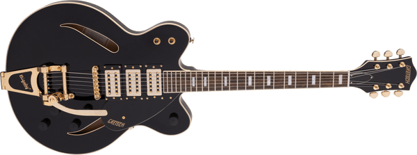 Gretsch G2627TG Streamliner Center Block with Bigsby and Gold Hardware Laurel Fingerboard Black