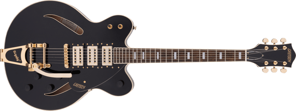 Gretsch G2627TG Streamliner Center Block with Bigsby and Gold Hardware Laurel Fingerboard Black