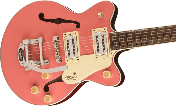 Gretsch G2655T Streamliner Center Block Jr. Double-Cut with Bigsby Laurel Fingerboard Coral