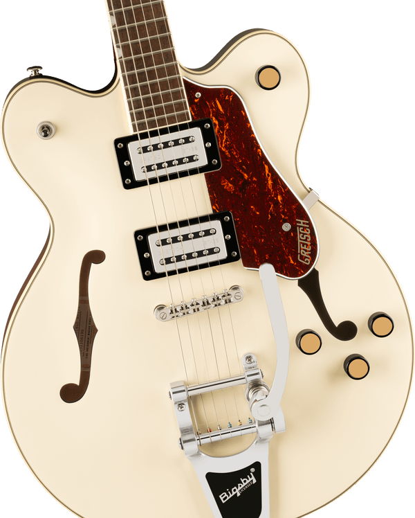 Gretsch G2622T Streamliner Center Block Double-Cut with Bigsby Laurel Fingerboard Broad’Tron BT-3S Pickups Vintage White