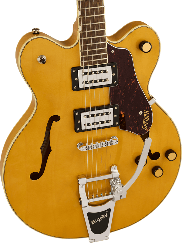 Gretsch G2622T Streamliner Center Block Double-Cut with Bigsby Laurel Fingerboard Broad’Tron BT-3S Pickups Village Amber