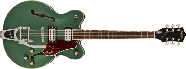 Gretsch G2622T Streamliner Center Block Double-Cut with Bigsby Laurel Fingerboard Broad’Tron BT-3S Pickups Steel Olive