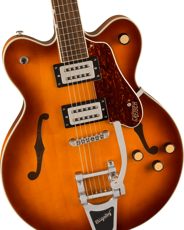 Gretsch G2622T Streamliner Center Block Double-Cut with Bigsby Laurel Fingerboard Broad’Tron BT-3S Pickups Abbey Ale