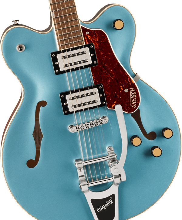 Gretsch G2622T Streamliner Center Block Double-Cut with Bigsby Laurel Fingerboard Broad’Tron BT-3S Pickups Arctic Blue
