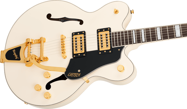 Gretsch G2622TG Streamliner Center Block Double-Cut with Bigsby LTD Laurel Fingerboard Broad’Tron BT-3S Pickups Vintage White