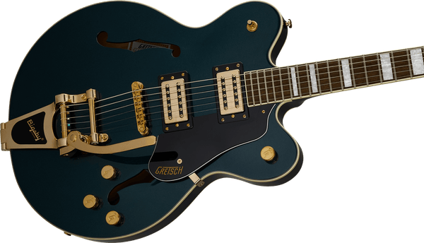 Gretsch G2622TG Streamliner Center Block Double-Cut with Bigsby LTD Laurel Fingerboard Broad’Tron BT-3S Pickups Midnight Sapphire