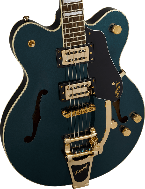 Gretsch G2622TG Streamliner Center Block Double-Cut with Bigsby LTD Laurel Fingerboard Broad’Tron BT-3S Pickups Midnight Sapphire