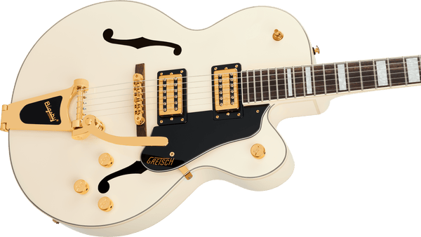 Gretsch G2420TG Streamliner Hollow Body with Bigsby LTD Laurel Fingerboard Broad'Tron BT-3S Pickups Vintage White