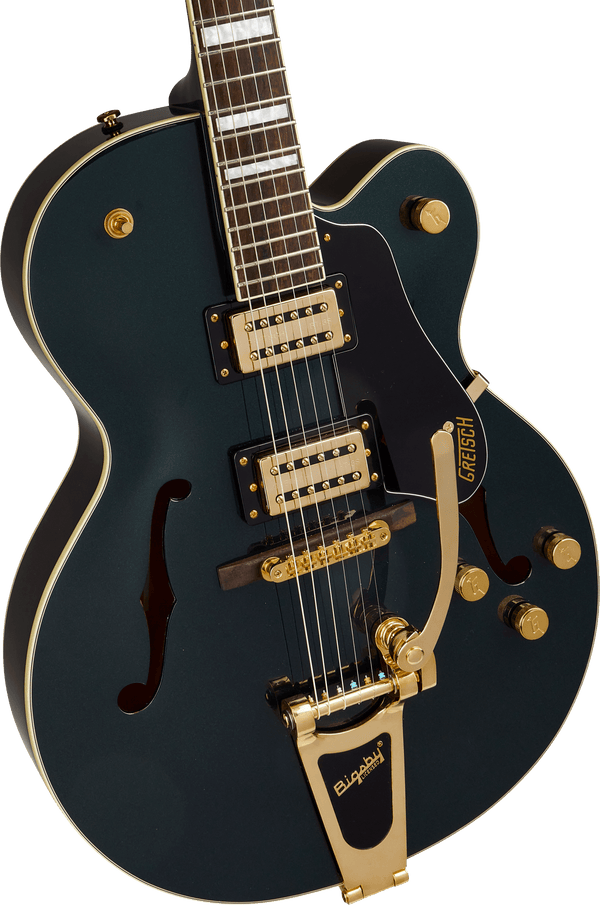 Gretsch G2420TG Streamliner Hollow Body with Bigsby LTD Laurel Fingerboard Broad'Tron BT-3S Pickups Cadillac Green