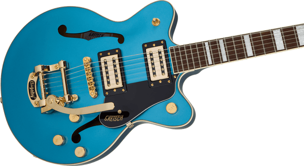 Gretsch G2655TG Streamliner Center Block Jr. Double-Cut with Bigsby LTD Laurel Fingerboard Riviera Blue