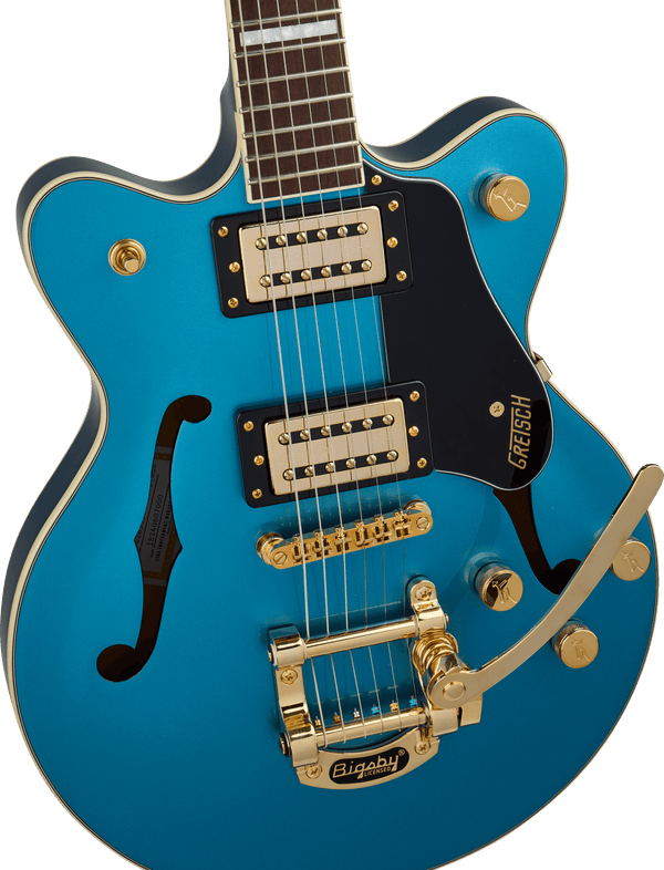 Gretsch G2655TG Streamliner Center Block Jr. Double-Cut with Bigsby LTD Laurel Fingerboard Riviera Blue