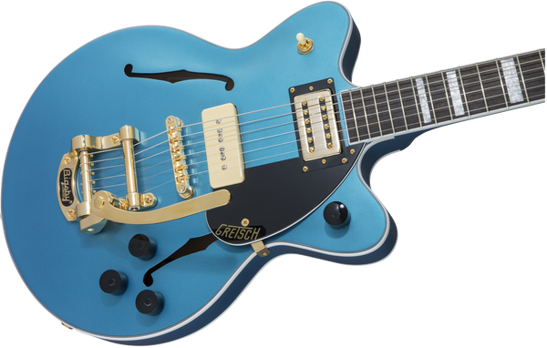 Gretsch G2655TG-P90 LTD Streamliner Center Block Jr. Double Cutaway Rosewood Fingerboard Riviera Blue Satin