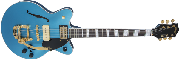 Gretsch G2655TG-P90 LTD Streamliner Center Block Jr. Double Cutaway Rosewood Fingerboard Riviera Blue Satin
