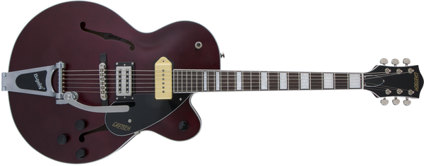 Gretsch G2420T-P90 Limited Edition Streamliner Hollow Body P90 with Bigsby Rosewood Fingerboard Midnight Wine Satin