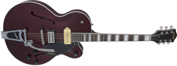Gretsch G2420T-P90 Limited Edition Streamliner Hollow Body P90 with Bigsby Rosewood Fingerboard Midnight Wine Satin