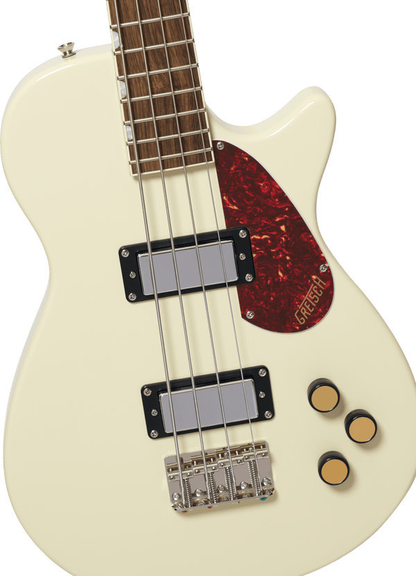 Gretsch Streamliner Jet Club Bass Single-Cut Laurel Fingerboard Vintage White