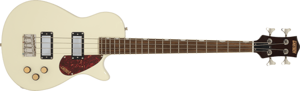 Gretsch Streamliner Jet Club Bass Single-Cut Laurel Fingerboard Vintage White