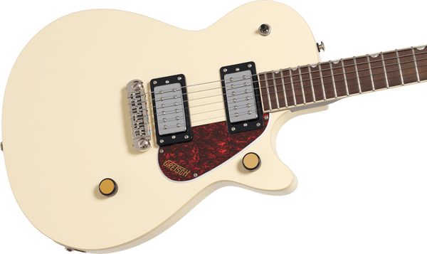 Gretsch Streamliner Jet Club Single-Cut with Wraparound Laurel Fingerboard Vintage White