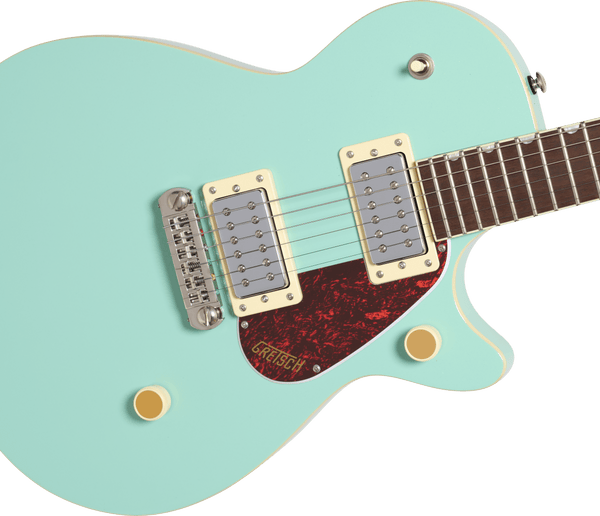 Gretsch Streamliner Jet Club Single-Cut with Wraparound Laurel Fingerboard Mint Metallic