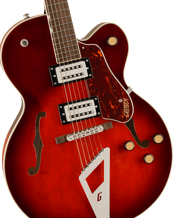 Gretsch G2420 Streamliner Hollow Body with Chromatic II Laurel Fingerboard Broad'Tron BT-3S Pickups Claret Burst