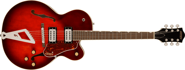 Gretsch G2420 Streamliner Hollow Body with Chromatic II Laurel Fingerboard Broad'Tron BT-3S Pickups Claret Burst