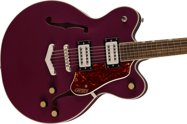 Gretsch G2622 Streamliner Center Block Double-Cut with V-Stoptail Laurel Fingerboard Broad’Tron BT-3S Pickups Burnt Orchid