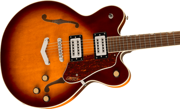 Gretsch G2622 Streamliner Center Block Double-Cut with V-Stoptail Laurel Fingerboard Broad’Tron BT-3S Pickups Forge Glow