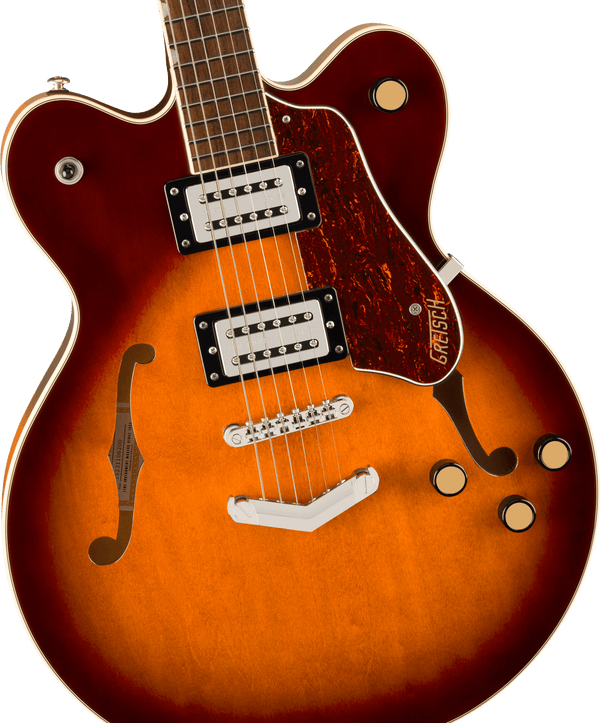 Gretsch G2622 Streamliner Center Block Double-Cut with V-Stoptail Laurel Fingerboard Broad’Tron BT-3S Pickups Forge Glow