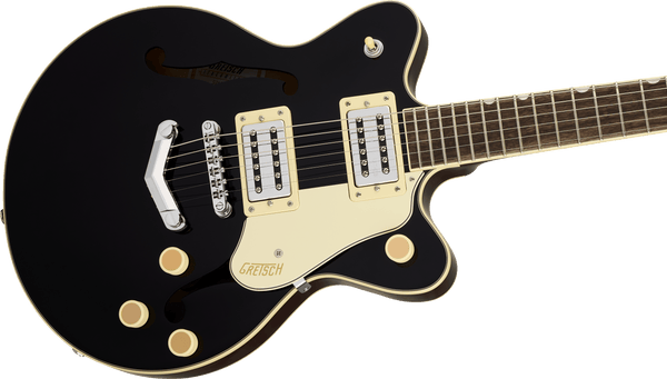 Gretsch G2655 Streamliner Center Block Jr. Double-Cut with V-Stoptail Laurel Fingerboard Black