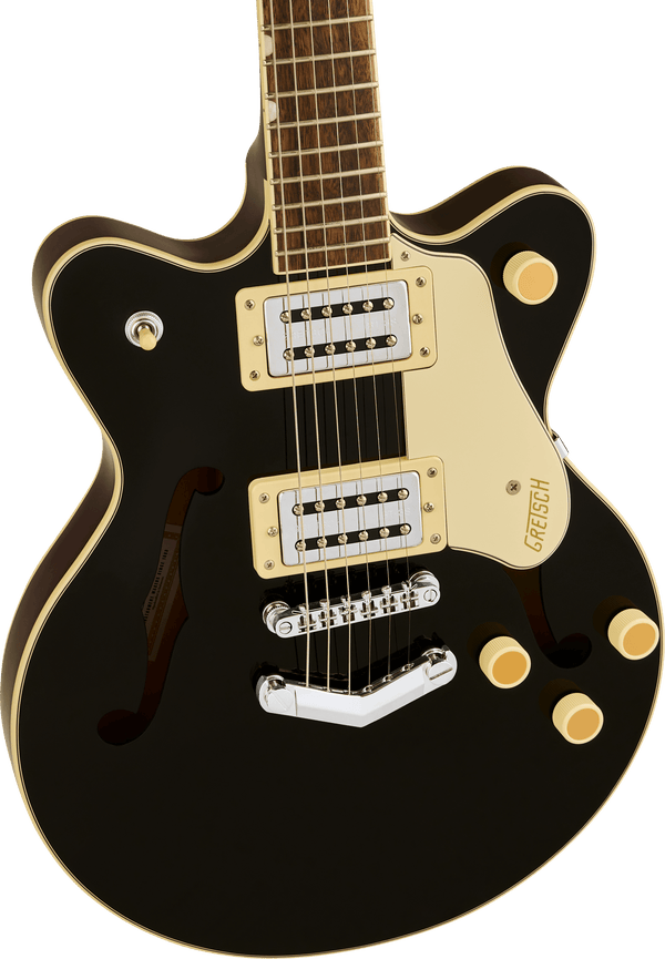 Gretsch G2655 Streamliner Center Block Jr. Double-Cut with V-Stoptail Laurel Fingerboard Black