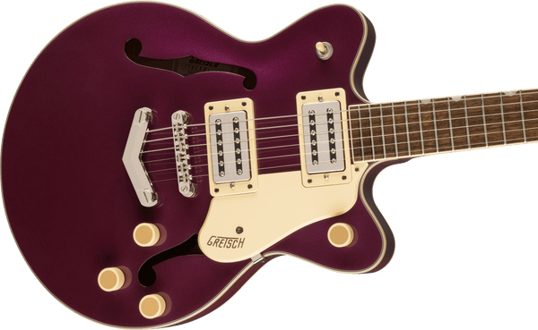 Gretsch G2655 Streamliner Center Block Jr. Double-Cut with V-Stoptail Laurel Fingerboard Burnt Orchid